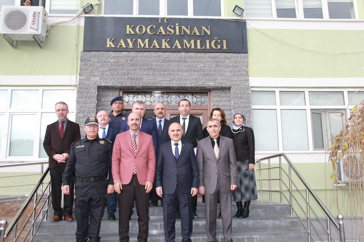 valimiz sehmus gunaydin kaymakamimiz huseyin karamese yi ziyaret etti